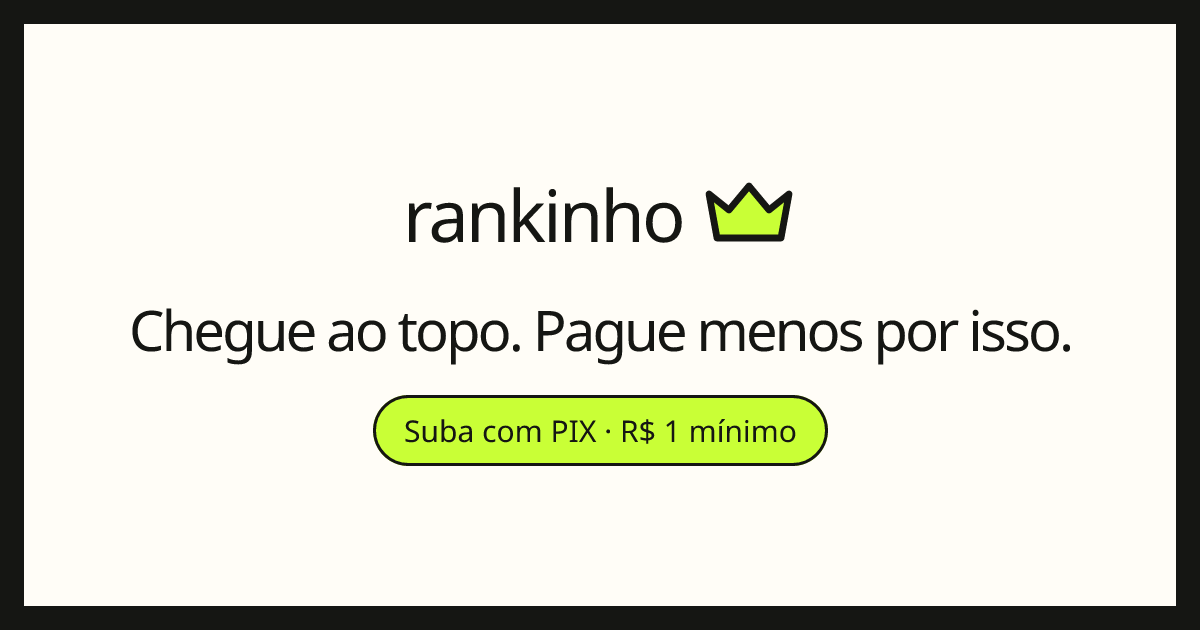 Rankinho Open Graph preview
